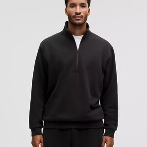 Lululemon Steady State Cotton-Blend Jersey Half-Zip Sweatshirt